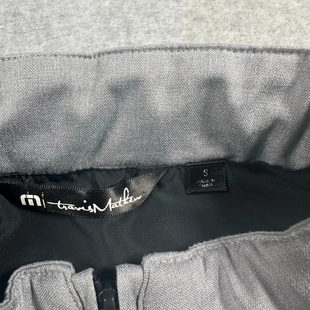 TravisMathew Interlude Puffer Vest Gray Size Small